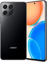 HONOR X8 "Android" išmanusis telefonas, 6,7 colių mobilusis telefonas, 6+128GB, 90 Hz, dvi SIM kortelės su 64 MP keturguba kamera, juodas