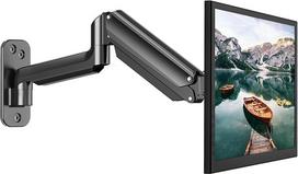 HUANUO 13-32 inch Monitor Wall Mount with VESA Extension Kit for LED LCD TV, Screen, 360° Rotatable Gas Spring Arm, VESA 75/100/200