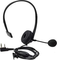 HYS "Walkie Talkie" ausinės su besisukančiu mikrofonu triukšmo mažinimo ausinės per galvą, suderinamos su "Baofeng UV-5R BF-888s Kenwood 2 Way Radio