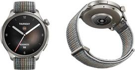 Išmanusis laikrodis "Amazfit Balance", bekontaktis mokėjimas, NFC, dirbtinio intelekto fitneso treneris, dirbtinio intelekto miegas, dviejų juostų GPS, "Alexa", "Bluetooth" skambučiai, 14 dienų veikianti baterija + "Zfit" originalus pakaitinis dirželis, p
