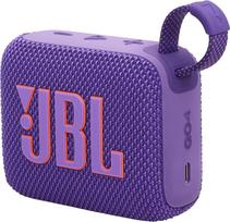 JBL Go 4 in Purple - Portable Bluetooth Speaker Box with JBL Pro Sound, Deep Bass and Playtime Boost Function - Waterproof and Dustproof - 7 Hours Runtime