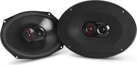 JBL Stage3 9637 "Harman Kardon" 3 kanalų automobilinių garsiakalbių rinkinys - 375 W galios automobilinės kolonėlės - ovali JBL dėžutė, didelė 6 x 9 colių (152 mm x 230 mm), juoda