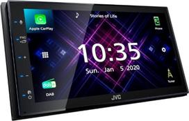 JVC KW-M565DBT - Without Drive, Apple CarPlay, Android Car, 17.3 cm Capacitive Touch Screen, DAB+/FM, USB Mirroring for Android, Bluetooth Handsfree, Sound Processor, 4 x 50 W, Black