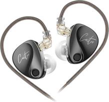 keephifi KZ Castor IEM 2DD Driver In-Ear Monitor, KZ IEM Headphones HiFi Wired Earphones, KZ Castor Bass Edition, Harman Target, Sound Tuning, 2-Pin Removable Cable (no Micro)