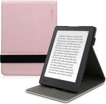 kwmobile Schutzhülle kompatibel mit Kobo Aura H2O Edition 2 - Hülle e-Reader mit Schlaufe Ständer - - Rosegold