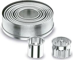 Lacor 68069 Set mit 10 Teigausstecher, rund, glatt