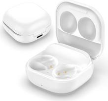 Laidinis įkrovimo dėklas, suderinamas su "Samsung Galaxy Buds 2", "Galaxy Buds 2" "Bluetooth" ausinių pakaitinė įkrovimo stotelė (balta)