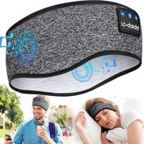 LC-dolida Miego ausinės "Bluetooth 5.4", miego galvos juosta, galvos juosta, miego kaukė, sportinės ausinės, muzikinė miego ausinė sporto treniruotėms, bėgimui, jogai, kelionėms