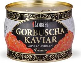 LEMBERG "Gorbuscha" baltymai, lašišos ikrai, Premium, 500 g