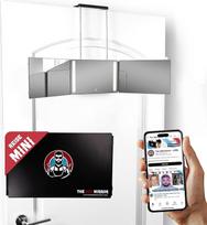 LIPFISBARBERSHOP.COM Nešiojamasis mini 360 laipsnių LED veidrodis - reguliuojami kabliukai - savarankiško kirpimo veidrodis - kompaktiškas trigubas veidrodis tiksliam plaukų kirpimui - savarankiško kirpimo veidrodis
