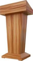 LUCEAE Medinis podiumas, minimalistinis kvadratinis pjedestalas, sakykla bažnyčioms, pasveikinimo stalas, klausyklos ir podiumai, nešiojamas podiumo stalas su laikymo lentyna, skirtas klasei, seminarui, kavinei, vestuvėms