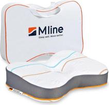M LINE Sportinė pagalvė Ortopedinė pagalvė, šoninio miego pagalvė, ergonominė pagalvė, pagalvė nuo kaklo skausmo, pagalvė "drugelis", su optimalia ventiliacija, 50 x 35 x 12 cm