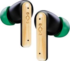 Marley House of Little Bird True Wireless Bluetooth Headphones - IPX4 Headphones Wireless with Microphone, 24 Hours Playback Time, In-Ear Earphones Small, USB-C Fast Charging Case, Black