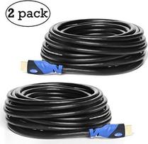 Multi-Cable High Speed HDMI Cable With Ethernet 2 PACK 10M - Supports 3D 4K & Audio Return Channel - 10 Meter- 2 in Pack
