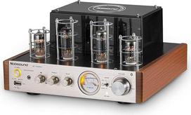 Nobsound MS-10D MKII Tube Amplifier Valve Tube Amplifier Bluetooth/USB/Headphone Amp HiFi Amplifier Audio Receiver Stereo Amplifier