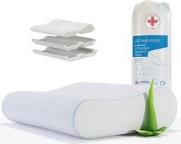 ORTHOVERSE Ortopedinė pagalvė, kaklo paramos pagalvė, atminties putų pagalvė, pagalvė, pagalvė, pagalvė, pagalvė, pagalvė, pagalvė, pagalvė, kaklo skausmas - reguliuojamas aukštis, Aloe Vera užvalkalas, medicininė pagalba