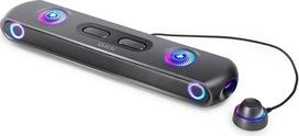 OXS Thunder Pro Gaming Soundbar 5.1.2 Dolby Atmos, Reinforced Bass, Bluetooth Multi-Device Connection, Integrated Subwoofer, 3 Pro Gamer Modes, Slim Toggle Design, for PCs, Game Consoles