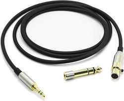 Pakaitinis garso atnaujinimo kabelis, suderinamas su AKG K240 K240S K240MK II Q701 K702 K141 K171 K181 K271s K271 MKII M220 Pioneer HDJ-2000 ausinėmis 1,2 metro
