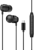 PALOVUE USB C Headphones, In-Ear Type C Magnetic Earbuds with Microphone Compatible with Galaxy S23 S22 S21 Ultra A54 A53, Google Pixel 7 6 5, One Plus 9 8 7T, iPhone 15 Series, Black