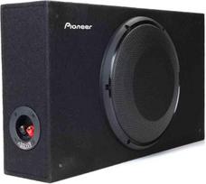 Pioneer TS-A2500LB Passive Subwoofer, Powerful Enclosure Subwoofer with 1200W Maximum Power, 25 cm, IMPP Membrane, Black, Continuous Output 300 W