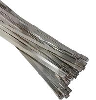 Premium Stainless Steel Cable Ties, SS304 Stainless Steel Cable Ties, Metal Cable Ties, Exhaust Wrap, Self-Closing Cable Ties, Marine Grade Metal Tie Wraps, Silver