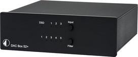 Pro-Ject Audio Systems DAC Box S2+, High End DAC mit 32bit und DSD256 Support (Schwarz)