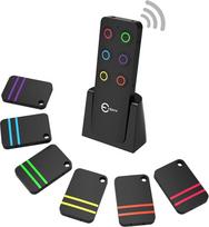Raktų ieškiklis "Esky Key Finder" švilpukas su 6 imtuvais, skirtais raktams, piniginei, telefonui ir naminių gyvūnėlių sekimui Dovanos tėvams