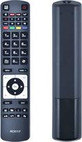 RC5117 Remote Control Replacement for Hitachi TV RC5117 with Netflix YouTube Button for All Hitachi Telefunken TV RC5118 42HYT42U 50HYT62U 50HYT62UH Remote Control