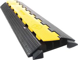 RCP5YB 0.9m/3ft lauko gatvės tinko kabelio apsauga 2 x 32mm vielos kanalai 20 tonų aukštos kokybės įspėjamoji apsauga geltona/juoda
