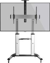 RICOO FS0610 TV grindų stovas Ritininis universalus 55-110 colių (140-279 cm) reguliuojamo aukščio stovas su ratukais TV laikiklis VESA 400x200-1000x600