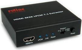 ROLINE HDMI 4K garso įrašas Extraktor LPCM 7.1