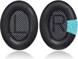 Ruikdly "Bose Quietcomfort 35 ii" ausų pagalvėlės, "Bose" ausinių pakaitinės ausų pagalvėlės, originalios ausų pagalvėlės, suderinamos su "Bose QC35/QC35 ii" ausinėmis (juodos spalvos)