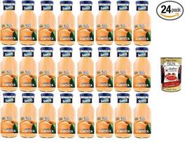 Santal Big Succo di Frutta al gusto di Albicocca Vaisių sultys su abrikosų skoniu 24 x 250 ml + Itališka gurmaniška Polpa 400 g