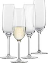SCHOTT ZWIESEL taurės šampanui (4 vnt.), elegantiškos taurės šampanui su mušamuoju antgaliu, pagamintos Vokietijoje, saugios plauti indaplovėje, iš Tritano kristalo (gaminio Nr. 121872)