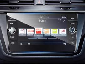 SHAOHAO suderinama su VW Tiguan MK2 AD1 2018-2023 /B8 Passat Automobilinės navigacijos ekrano apsauga 8 colių GPS skaidri apsauginė plėvelė, atspari įbrėžimams, 9H, apsauganti nuo pirštų atspaudų, GPS navigacijos plėvelė