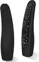Silikoninis apsauginis dėklas LG Magic nuotolinio valdymo pultui AN-MR19BA/ AN-MR20GA/AN-MR18BA TV nuotolinio valdymo pulto dangtelis Neslidus smūgiams atsparus LG nuotolinio valdymo pultui (juodas)