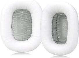 SINOWO Lambskin Ear Pads for Apple AirPods Max Headphones Replacement Ear Pads Sweatproof Easy to Install with Magnet Sheepskin and Memory Foam (White)