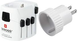 Skross 1.103145 Travel Adapter Pro & Meister Travel Adapter Type A - For USA, Canada, Thailand & Dominican Republic