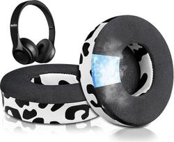 SoloWIT® Cooling Gel Replacement Ear Pads for Beats Solo 2 & Solo 3 Wireless On-Ear Headphones, High Density Noise Isolation Foam Pads, Extra Thickness