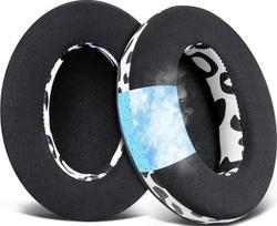 SOULWIT Cooling Gel Replacement Ear Pads for Audio-Technica ATH M50X/M40X, HyperX Cloud/Flight/Stinger, SteelSeries Arctis 7/9X/Pro, Sony MDR 7506, Turtle Beach Stealth 420X/600 (Cooling Gel)