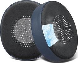 SOULWIT Cooling Gel Replacement Ear Pads for Jabra Evolve2 65 (Evolve 2 65MS 65UC MS UC)/Evolve2 40 (40UC 40MS USB)/Elite 45h On-Ear Wireless Headphones, Pads with Ice Silk Fabric