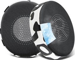 SOULWIT Cooling Gel Replacement Ear Pads for Jabra Evolve2 65 (Evolve 2 65MS 65UC MS UC)/Evolve2 40 (40UC 40MS USB)/Elite 45h On-Ear Wireless Headphones, Pads with Ice Silk Fabric
