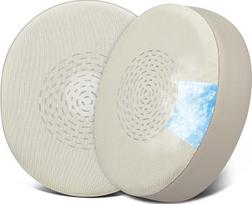 SOULWIT Cooling Gel Replacement Ear Pads for Jabra Evolve2 75 PC Wireless Headset (Does Not Fit Evolve 75), Ear Pads Cushion with Ice Silk Fabric, Noise Isolation Foam