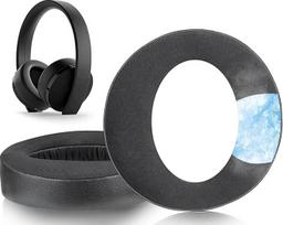 SOULWIT Cooling Gel Replacement Ear Pads for Sony New Gold Wireless PS4 Headset Pads for 2018 Version Headphone Model CUHYA-0080