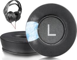 SOULWIT Cooling Gel Replacement Ear Pads Plantronics (Poly) Rig 400 (400Pro HC, 400HS, 400HX, 400HA), Ear Pads for Rig 500 (500E, 500HD, 500HX) / Rig 505 (505HS) / Rig515 (515HD) Headphones