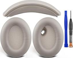SOULWIT Ear Pads + Headband Headband, Replacement Kit for Sony WH-1000XM4 (WH1000XM4) Over-Ear Headphones, Replacement Headband Pads & Ear Pads Repair Part