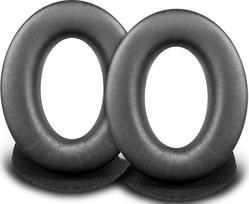 SOULWIT Lambskin Replacement Ear Pads for Bose A20 Aviation Headset, Aviation Headset X A10, Replacement Pads with Softer Leather, Noise Isolation Memory Foam (Black)