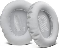 SOULWIT Protein Leather Replacement Ear Pads for JBL Quantum 100 (Q100), Quantum 350 (Q350) Headphones, High Density Foam Pads, Protein Leather