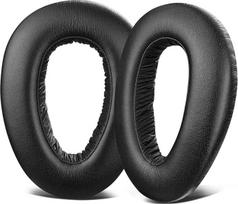 SOULWIT Protein Leather Replacement Ear Pads for Sennheiser PXC480, PXC550, PXC 550-II, MB660 UC, MB 660 MC, Noise Isolating Foam Pads