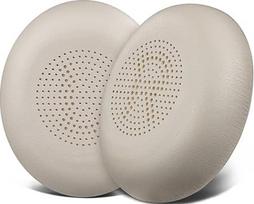 SOULWIT Replacement Ear Pads for Jabra Evolve2 65 (65MS 65UC USB)/Evolve2 40 (40UC 40MS USB)/Elite 45h On-Ear Wireless Headset Replacement Pads with Softer Protein Leather